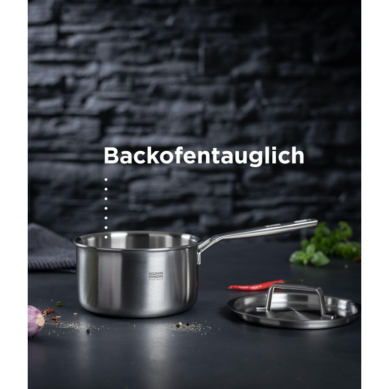 KUHN RIKON Culinary Fiveply saucepan 3.4L 20 CM