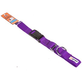 GoGo Pet Products GoGo 1-Inch Martingale Dog Collar, Large, Purple