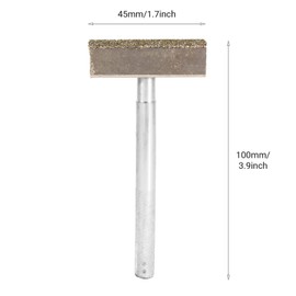 Grinding Wheel Straightener, Diamond Grinding Wheel, Wheel Straightener Right Tool, Electroplated Diamond T-shaped Wheel Straightener, 45×100mm Stone Dresser Grinding Wheel Dresser