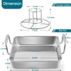 TeamFar Beer Can Chicken Holder, Stainless Steel Roasting Drip Pan