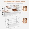 STORAGE MANIAC Expandable Shoe Rack, Stackable Shoe Rack for Closet,