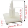 LQ Industrial 25pcs Sticky PCB Spacer Adhesive Standoffs Plastic Column