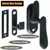 Alise Flip Latch Lock, 360 Degree Swinging Gate Latches Door
