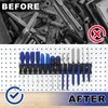 iCHKED Screwdriver Organizer Wall Mount, Screw Driver Holder,Metal Plier Rack