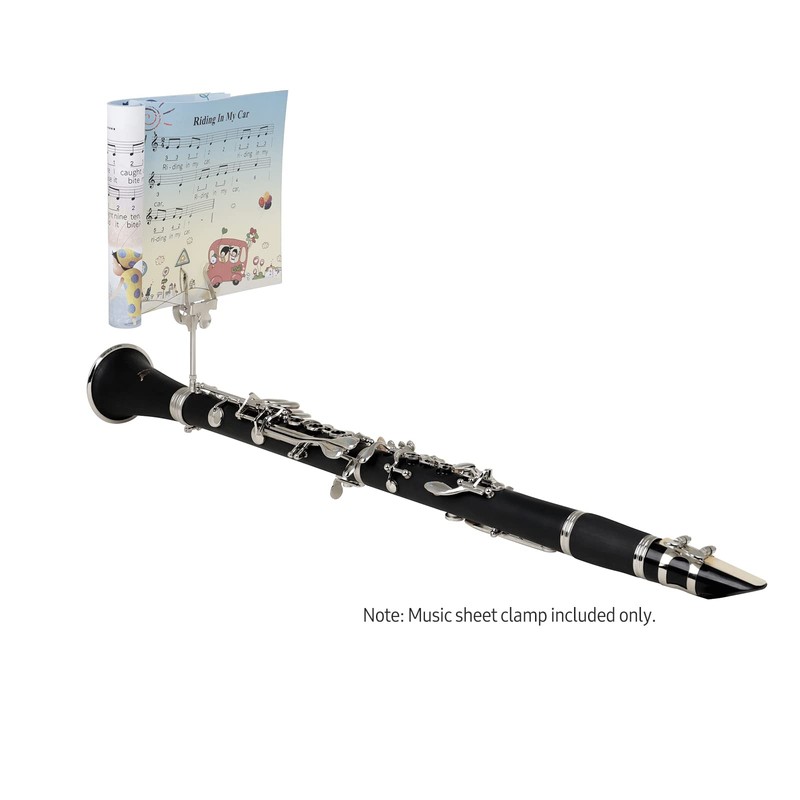 HXBER Clarinet Marching Lyre Portable Music Stand Music Sheet Clip
