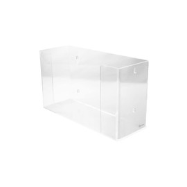 Kantek Paper Towel Dispenser, Clear Acrylic, 11.5 x 6.75 x 4.2 Inches (AH190)