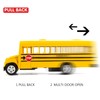 BDTCTK Diecast Yellow School Bus Toy Cars for Kids -