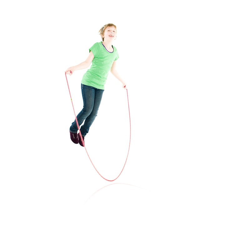 Just Jump It 8 Foot Single Jump Rope - Raspberry