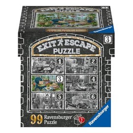 Ravensburger Exit Puzzle 16879, Im Gutshaus Wintergarten, 99 Pieces Puzzle for Adults and Children from 14 Years