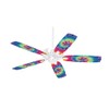 Tie Dye Swirl 104 - Ceiling Fan Skin Kit fits