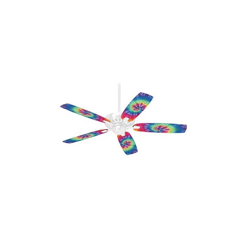 Tie Dye Swirl 104 - Ceiling Fan Skin Kit fits