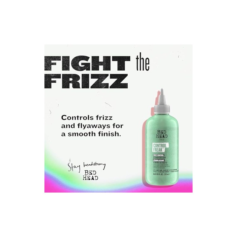TIGI Bed Head Control Freak Serum, Frizz Control and Straightener,