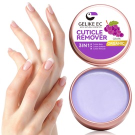 Gelike EC Cuticle Remover Cream Softener - Grape Extract Enriched for Salon Use - Spa Quality Cuticle Dissolver - Non-Greasy Formula for Manicure & Pedicure
