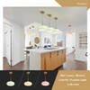 BOKT Green Glass Pendant Lights Kitchen Island 1-Light Adjustable Brass
