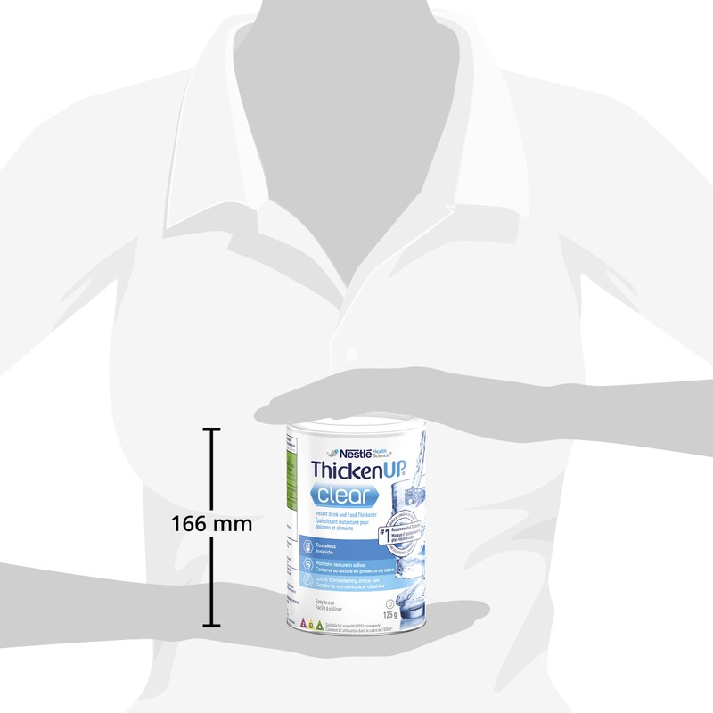 ThickenUp Clear, Instant Food and Drink Thickener, 125g Canister