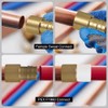 1 Pc. 1'' Pex-A x 1'' Female Sweat Adapter,Brass(1-1F19FSWET)