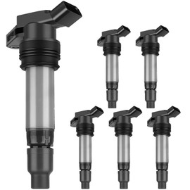 Besuto Ignition Coil Coils Pack fits for Volvo XC90 3.2L 2007-2012 for Volvo XC70 3.2L 2008-2012 for Volvo XC60 3.2L/3.0L 2010-2012 for Volvo V70 3.2L 2008-2010 UF594 1788516 set of 6