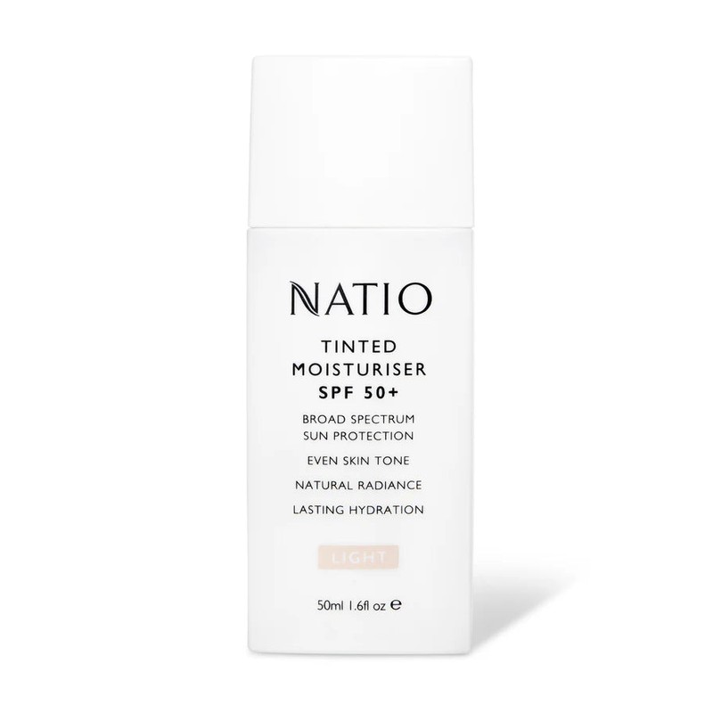Natio SPF50+ Tinted Moisturiser 50ml, Tan