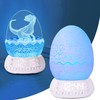 HYODREAM Egg Shape Touch Control Night Light with Pattern Inside,