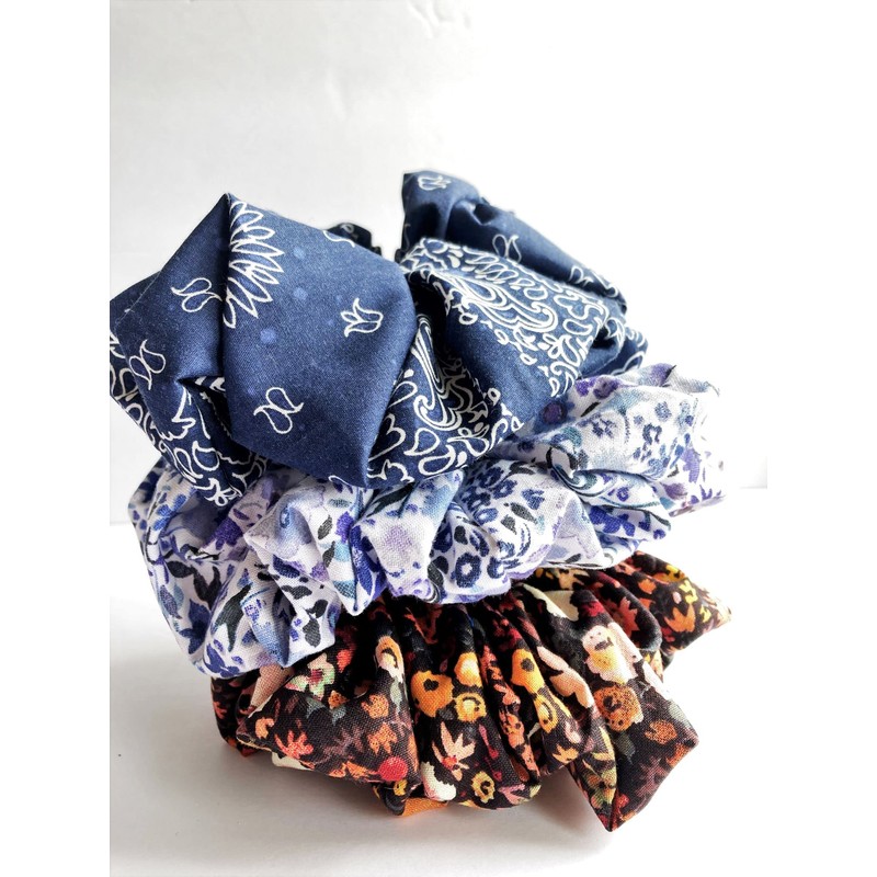 Joyous Gift Set of 3 Cotton Print 7 inch Jumbo