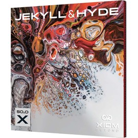 XIOM Table Tennis Rubber Jekyll & Hyde X50.0 Red (RD) 1.9 11171