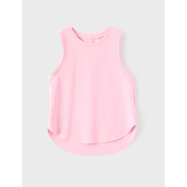 PATPAT Girls 2 Piece Tennis Skirt Set Size 10-11 Pink Tank Tops and White Skort Athletic Sets Sleeveless Tops + High Waisted Pleated Skort 2 Piece Outfits Girl Summer Clothes Workout Outfit