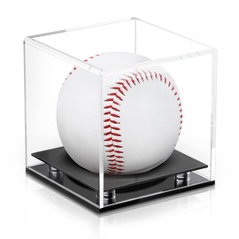 Baseball Case Sign Ball Case for Baseball Acrylic Display Case Protective Display Dustproof Square Collection Case Transparent Case (Normal)