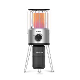 Portable Propane Heater, 8,500 BTU Outdoor Patio Heater with Safety Tilt Switch and Adjustable Heat, 4.2Lb Light Weight with Storage Bag, Ideal for Camping Tents, Garages, Patios, Fishing Spots, Black