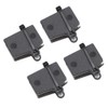 Bicycle Disc Brake Pads, 4 Pairs Resin Brake Pads, Durable