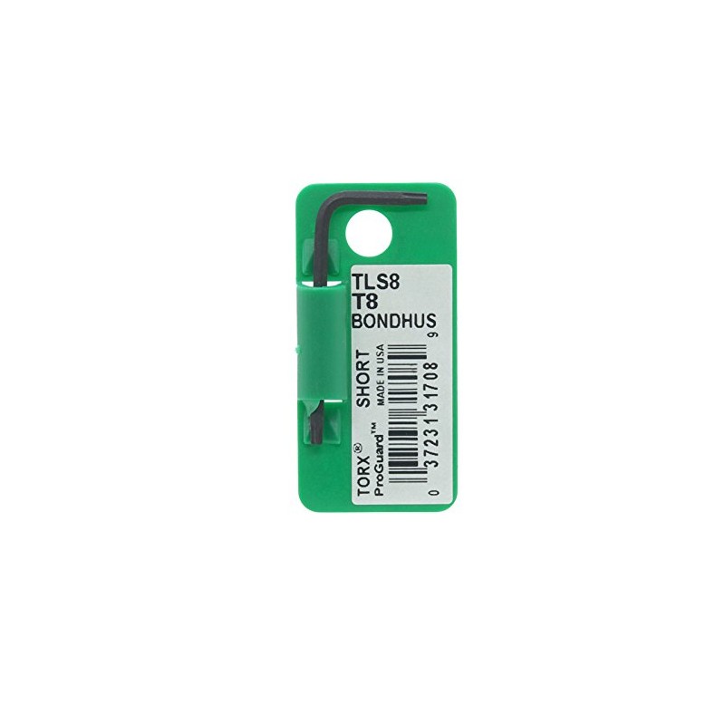 BONDHUS Torx® L-Wrench Short T8 [Short Hand: 0.7 inch (19