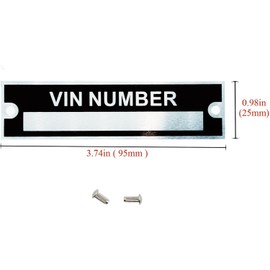 4MM Steel Die Metal Stamping Kit Punch Tool with Blank Trailer Vin Plates Boat Hull Plate Aluminum Vin Plate for Trailers Vin Number (4mm Number & Letter Stamp Punch (One Set))