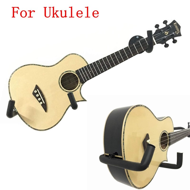 Luckyaa Ukulele/Bass/Violin Hanger Wall Mount Slatwall Horizontal Electric Guitar Holder