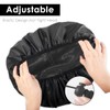Auban Gorro de ducha extra grande, impermeable, reutilizable, gorro de