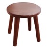 Solid Wood Step Stool Plant Stand Round Footrest 10 inch