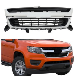 GXYWADY Front Grill Upper Bumper Grille Replacement for Colorado 2015 2016 2017 2018 2019 2020