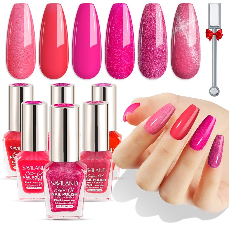 Saviland 30 Colors Gel Nail Set 040