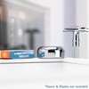 MERKUR Shaving Stand Gloss Chrome 4006 | Non-Slip with Straight