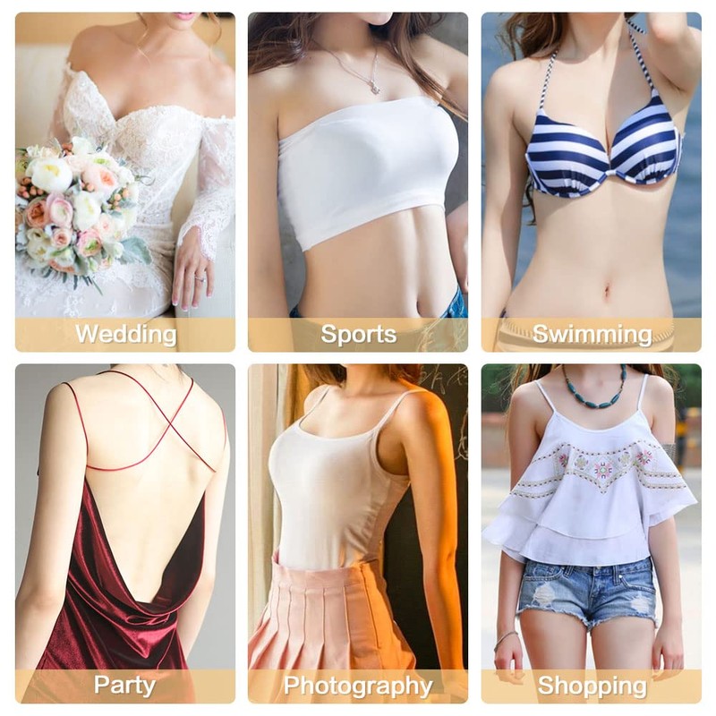 Goldfarm Nipple Breast Covers, Breast Pasties Adhesive Bra Disposable 10