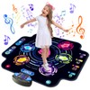 【Upgraded】KIZJORYA Dance Mat for Kids, Electronic Light-up Dance Pad with