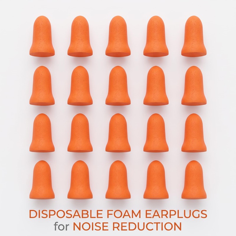 Cwmniily 20 Pairs Ultra Soft Foam Ear Plugs, 38dB Noise