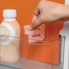 Wumuzai 8 Pack Adjustable Refrigerator Door Organizer, Snap-on Fridge Dividers
