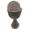 Holy Land Market Stone Communion Cup/Chalice and Hosts with 150