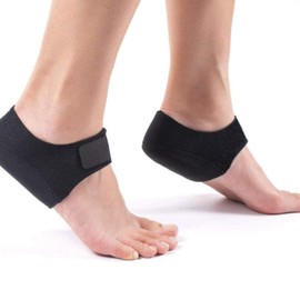 KOCOLO Heel Supporter, Heel Pad, Foot Support, Heel Cushion, Heel Pad (Black)