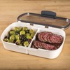 ProKeeper Split Deli Food Storage Container with Air-Tight Silicone Seal