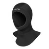 Scubatec Hood with Neck Collar 5 Millimetre Black Size:S /