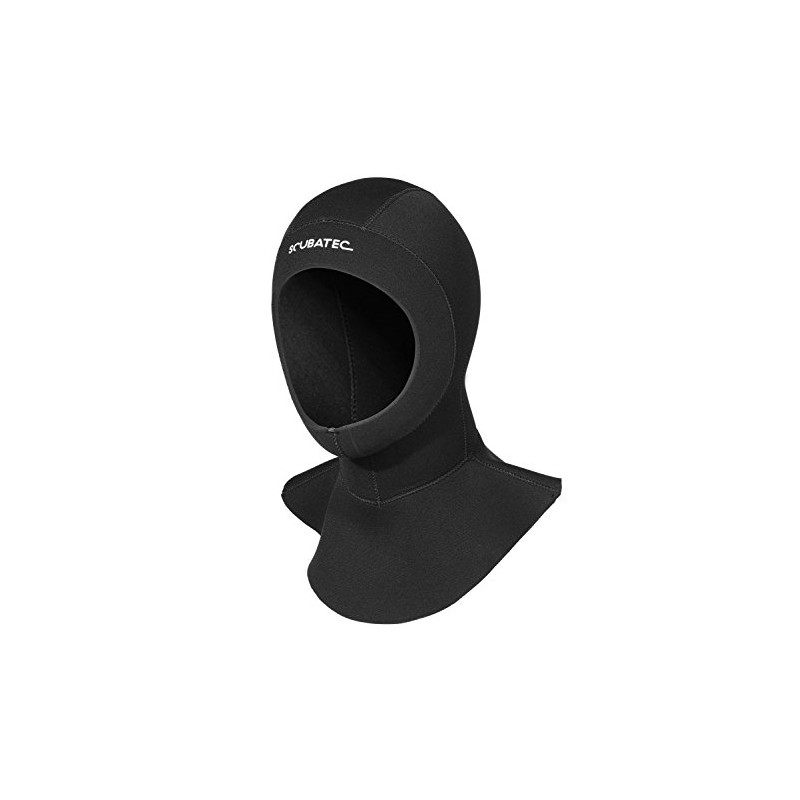 Scubatec Hood with Neck Collar 5 Millimetre Black Size:S /