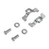 Set of fixing claws and screws for base plate -