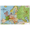 CafePress Map of Europe Oval Car Bumper Sticker