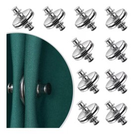 Veraly 10 Imanes Cortina Tachuela Botón Sujeción Cierre Magnético