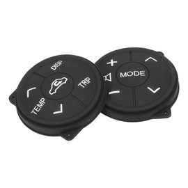 Orrdary 1Pair Steering Wheel Switch Controls Rubber for Prius 2011-2015 Steering Wheel Control Switch Buttons